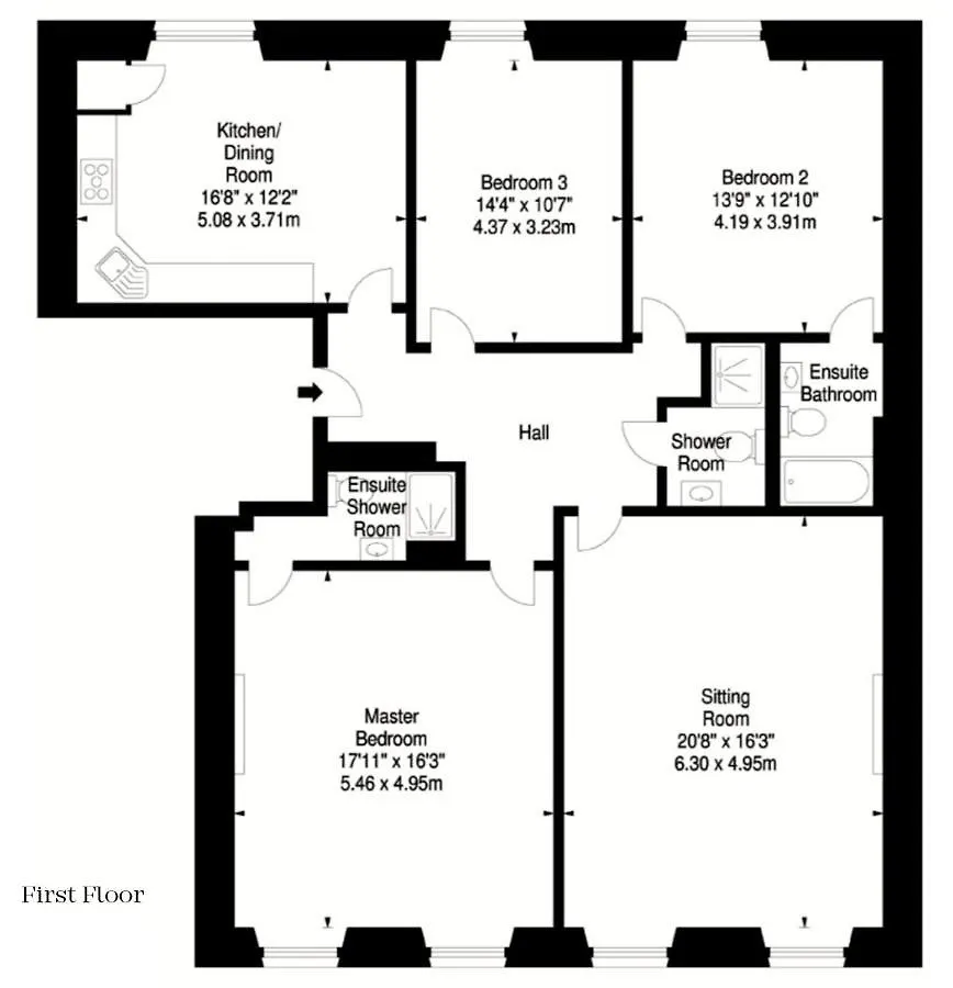 The Edinburgh Address - Castle View Apartment